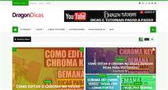 Desktop Screenshot of dragondicas.com.br